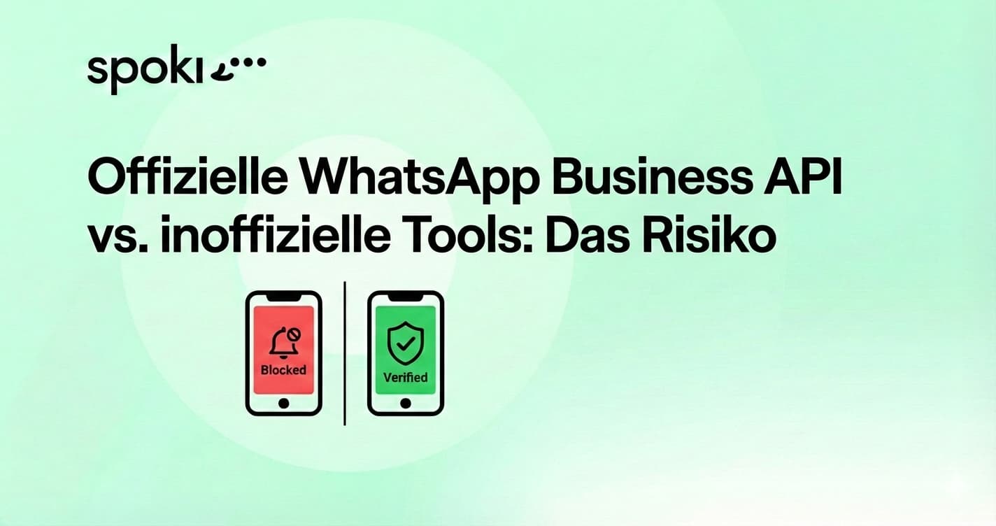 Offizielle WhatsApp Business API vs. inoffizielle Tools: Das Risiko