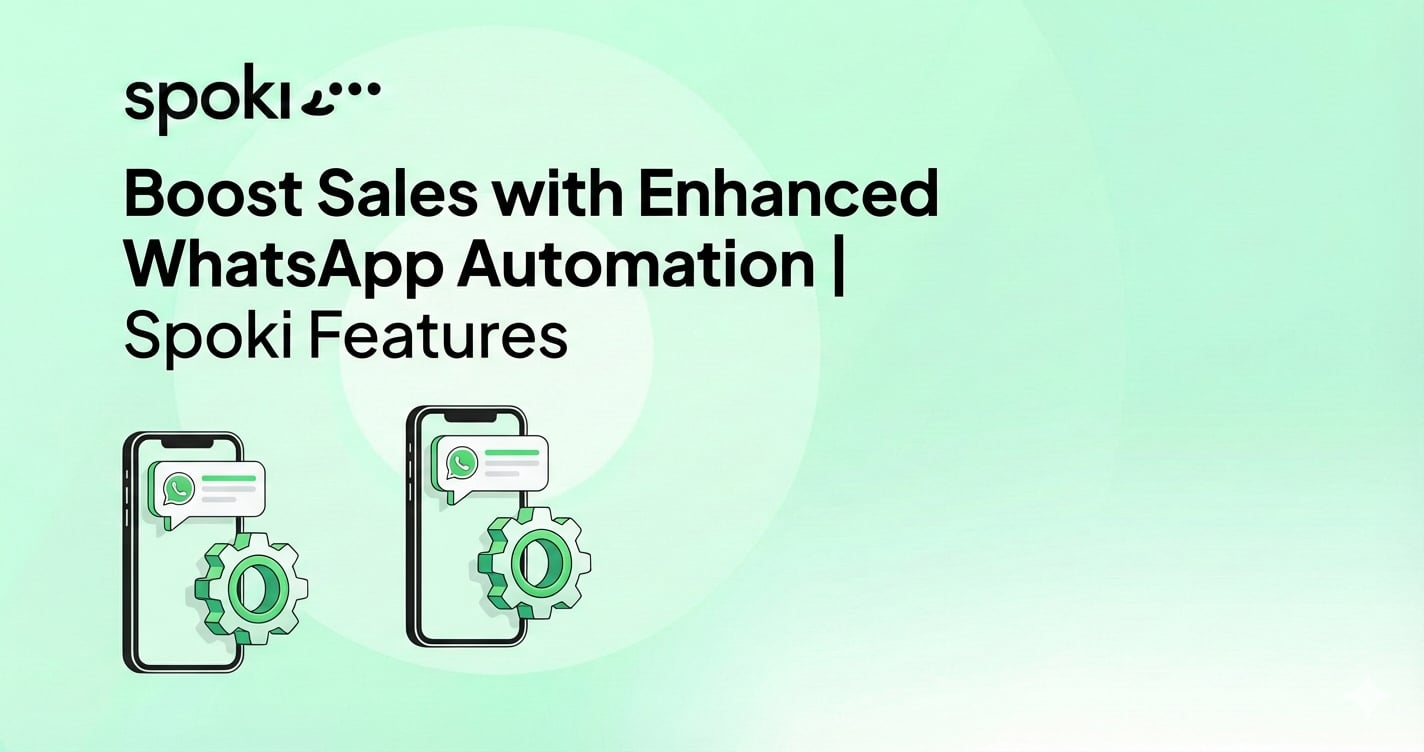Boost Sales with Enhanced WhatsApp Automation | Spoki Features