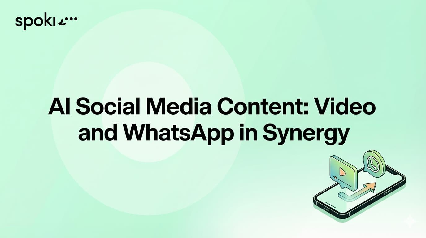 Conteúdos de Mídia Social AI: Vídeo e WhatsApp em Sinergia