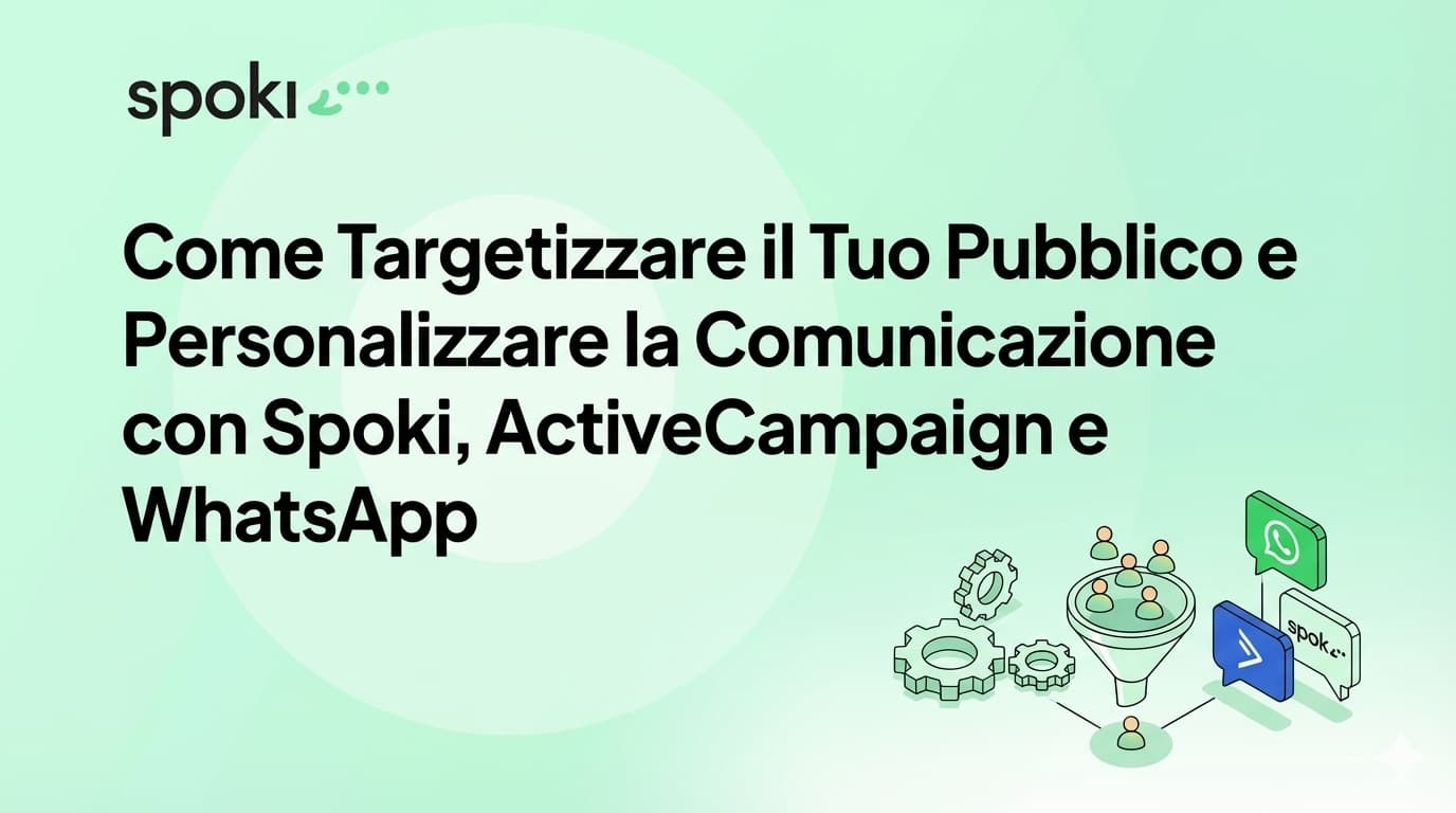 Come Targetizzare il Tuo Pubblico e Personalizzare la Comunicazione con Spoki, ActiveCampaign e WhatsApp