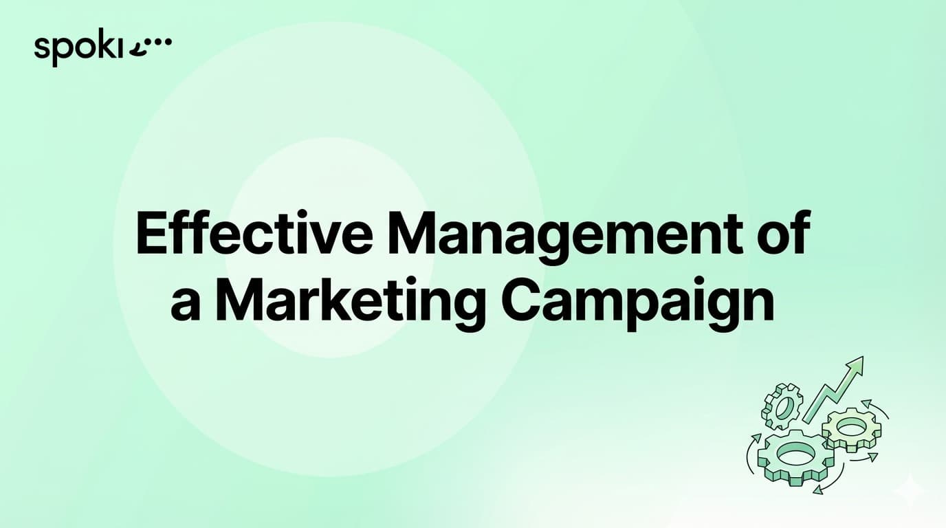 Effective Management of a Marketing Campaign