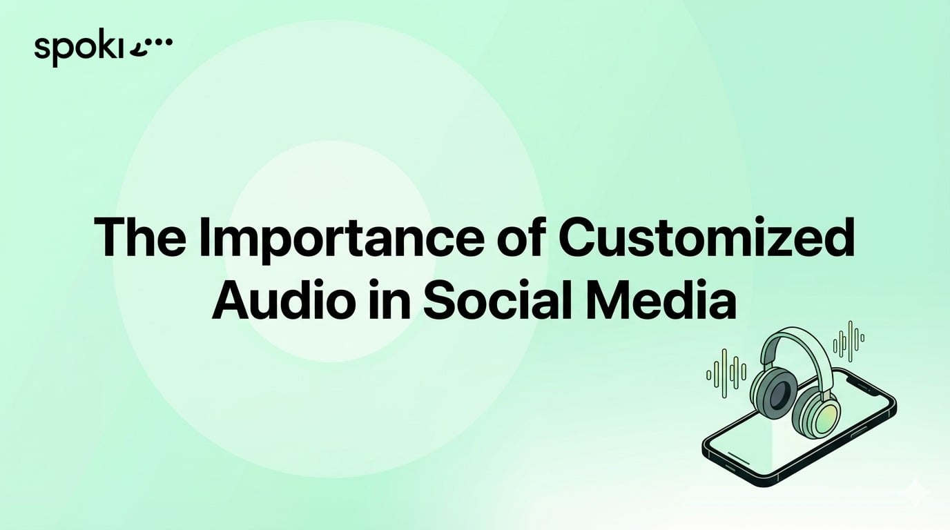L’importanza dell’audio personalizzato nei social media