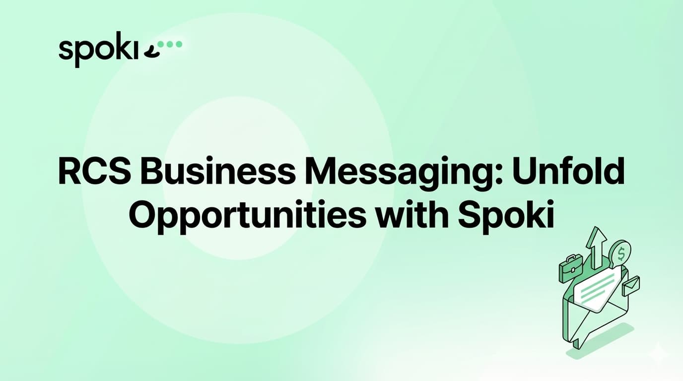 Cover image for RCS Business Messaging blog post featuring Spoki