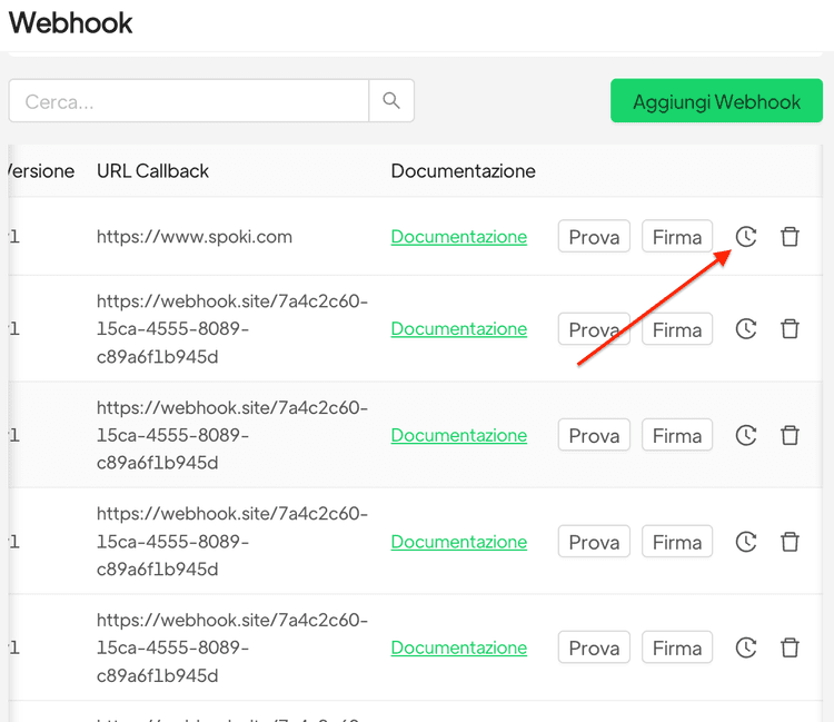 Spoki Webhook Log Viewer Dashboard Overview