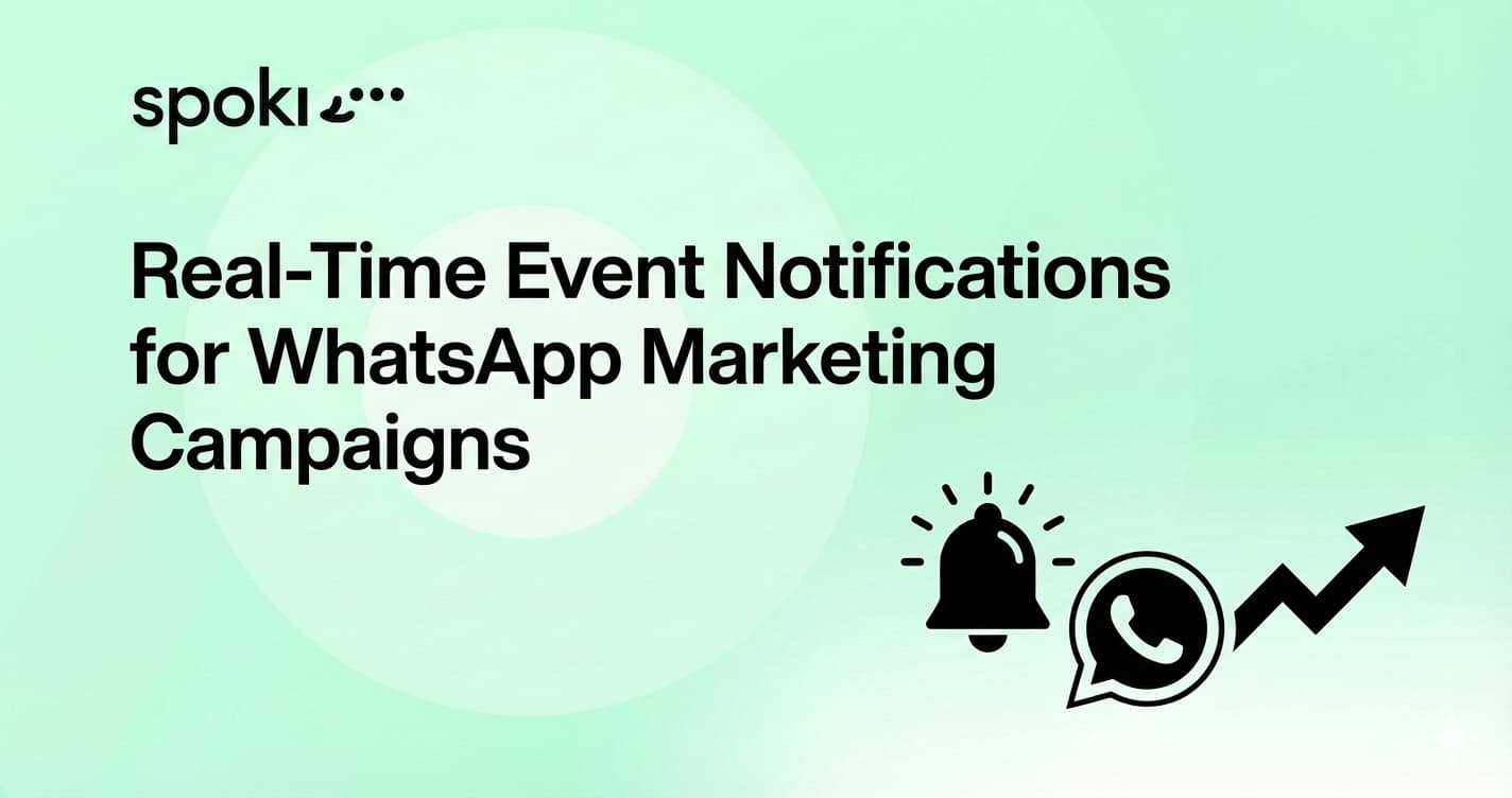 Real-Time Event Notifications for WhatsApp Marketing Campaigns