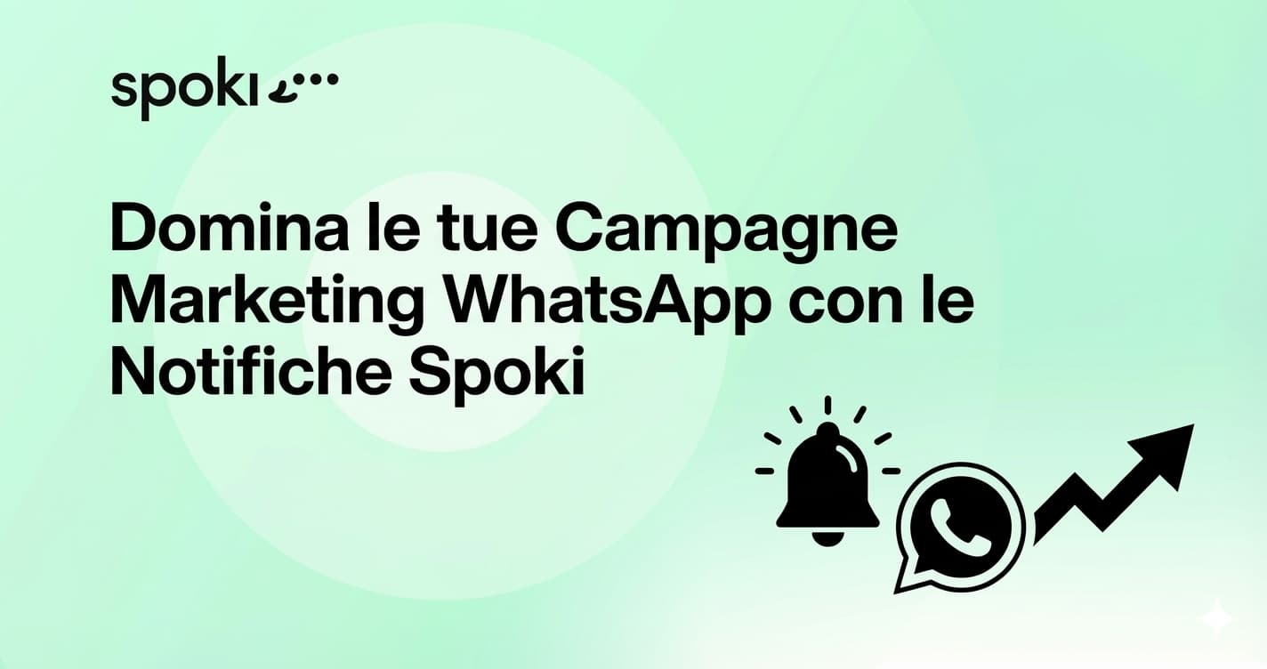 Domina le tue Campagne Marketing WhatsApp con le Notifiche Spoki