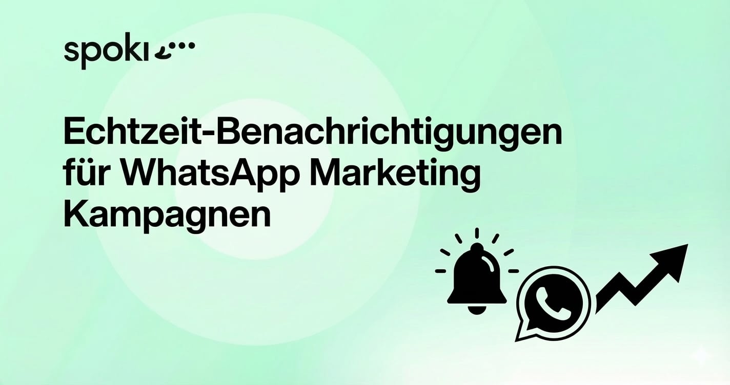 Echtzeit-Benachrichtigungen für WhatsApp Marketing Kampagnen