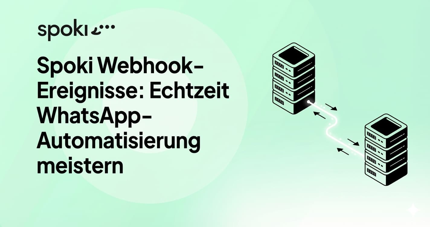 Spoki Webhook-Ereignisse: Echtzeit WhatsApp-Automatisierung meistern
