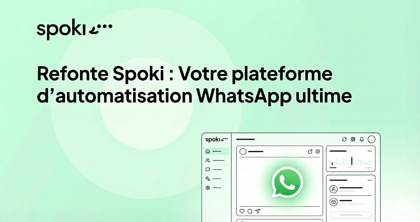 Refonte Spoki : Votre plateforme d’automatisation WhatsApp ultime