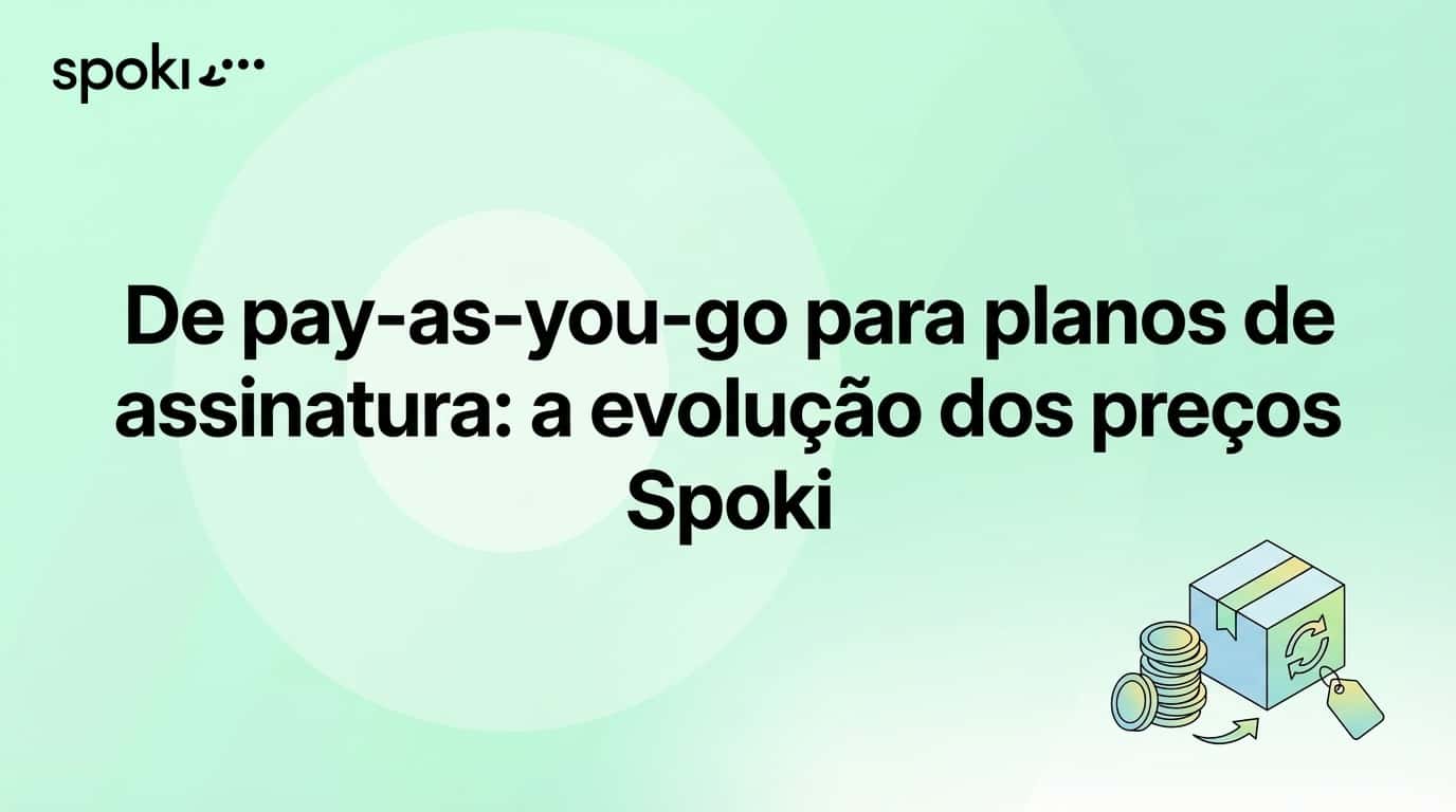 De pay-as-you-go para planos de assinatura: a evolução dos preços Spoki