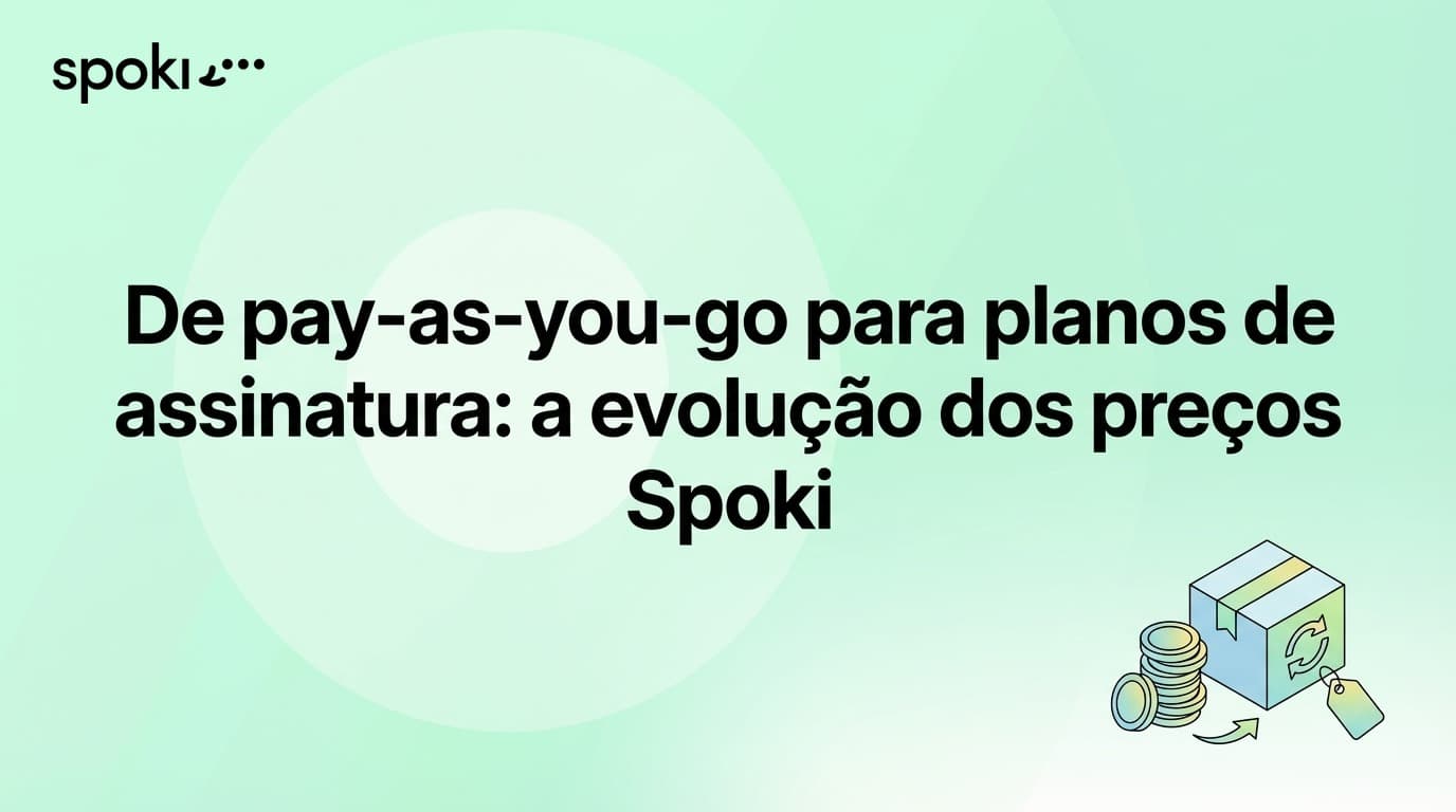 De pay-as-you-go para planos de assinatura: a evolução dos preços Spoki