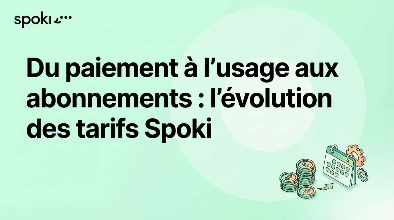 Du paiement à l’usage aux abonnements : l’évolution des tarifs Spoki