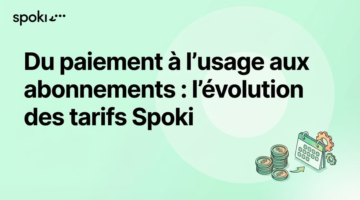 Du paiement à l’usage aux abonnements : l’évolution des tarifs Spoki