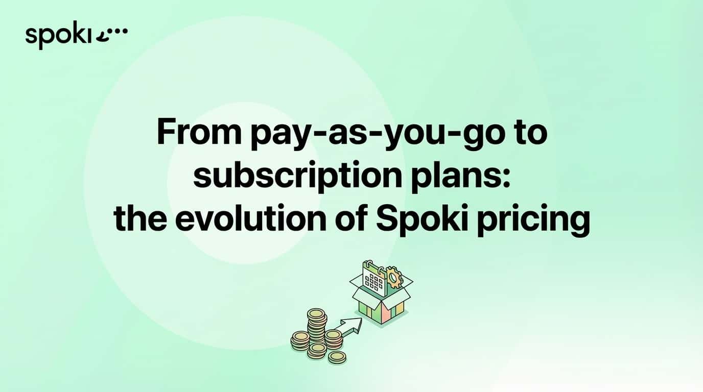 From pay-as-you-go to subscription plans: the evolution of Spoki pricing