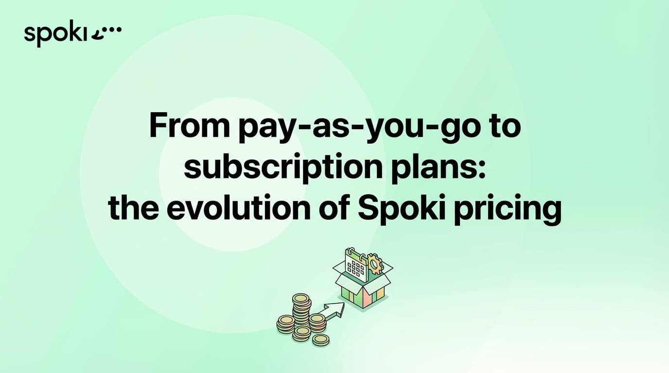 From pay-as-you-go to subscription plans: the evolution of Spoki pricing