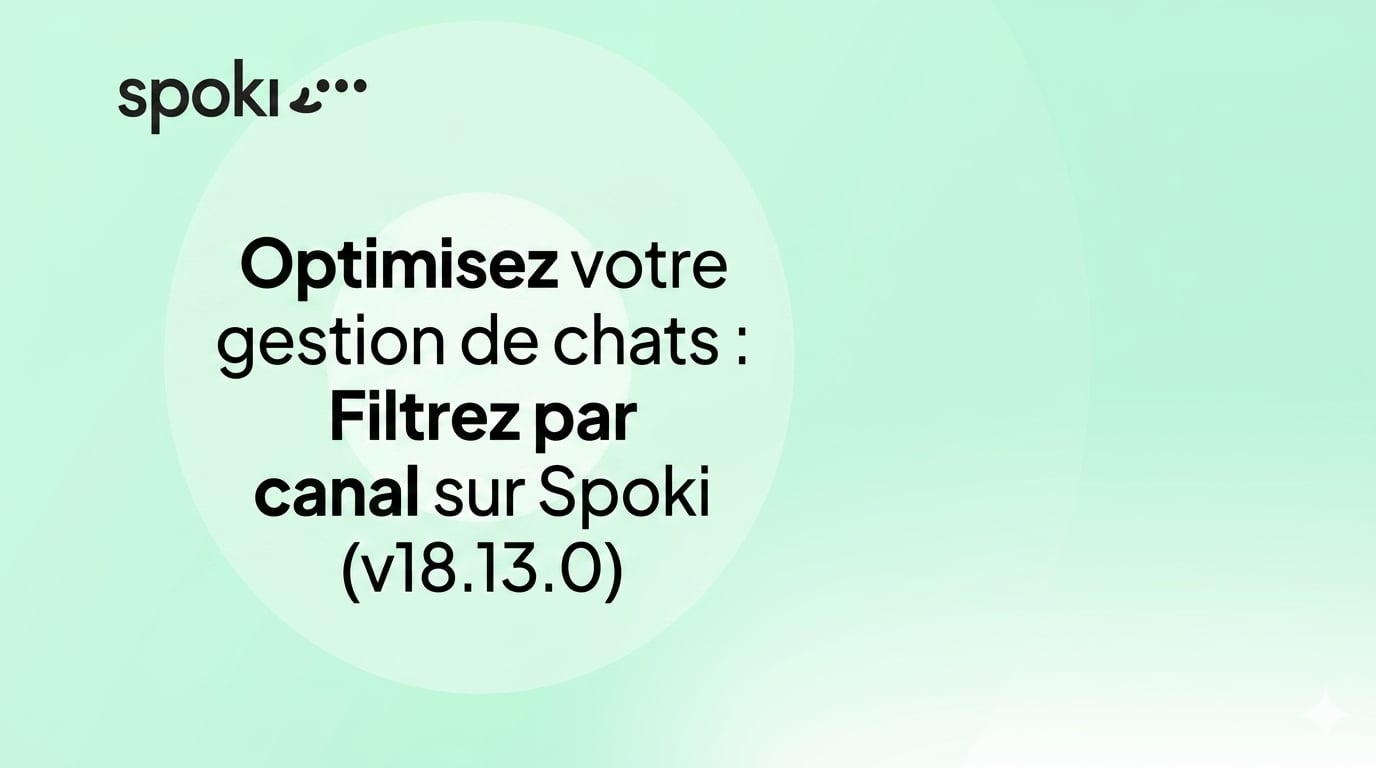 Optimisez votre gestion de chats : Filtrez par canal sur Spoki (v18.13.0)