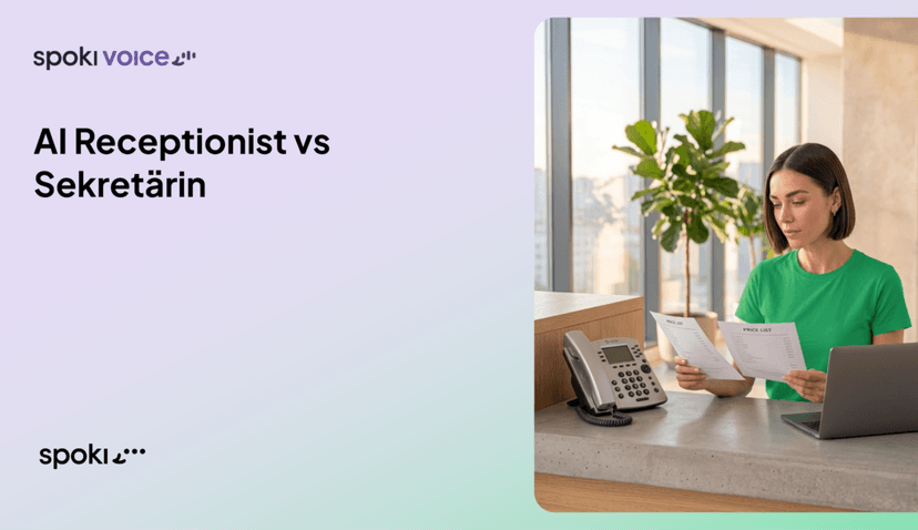 DE — AI Receptionist vs Sekretarin