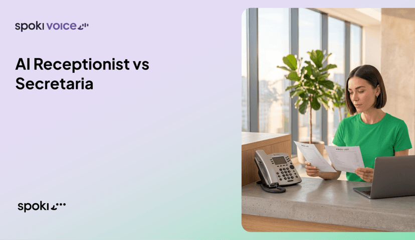 ES — AI Receptionist vs Secretaria