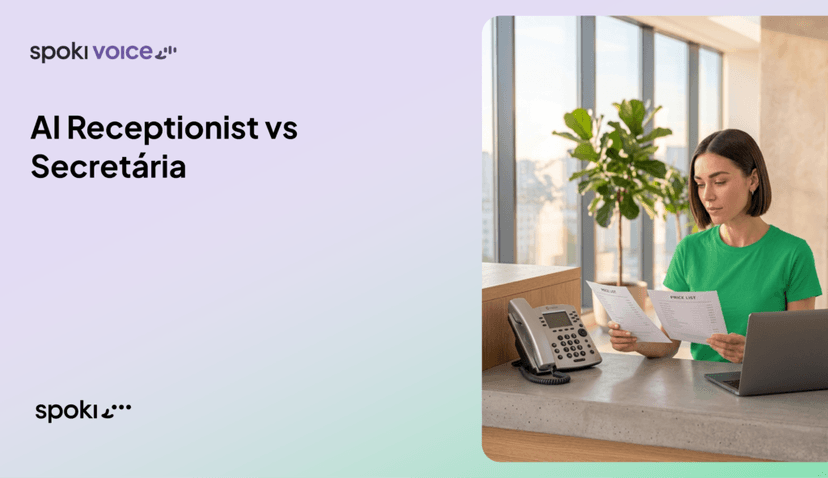 PT — AI Receptionist vs Secretaria