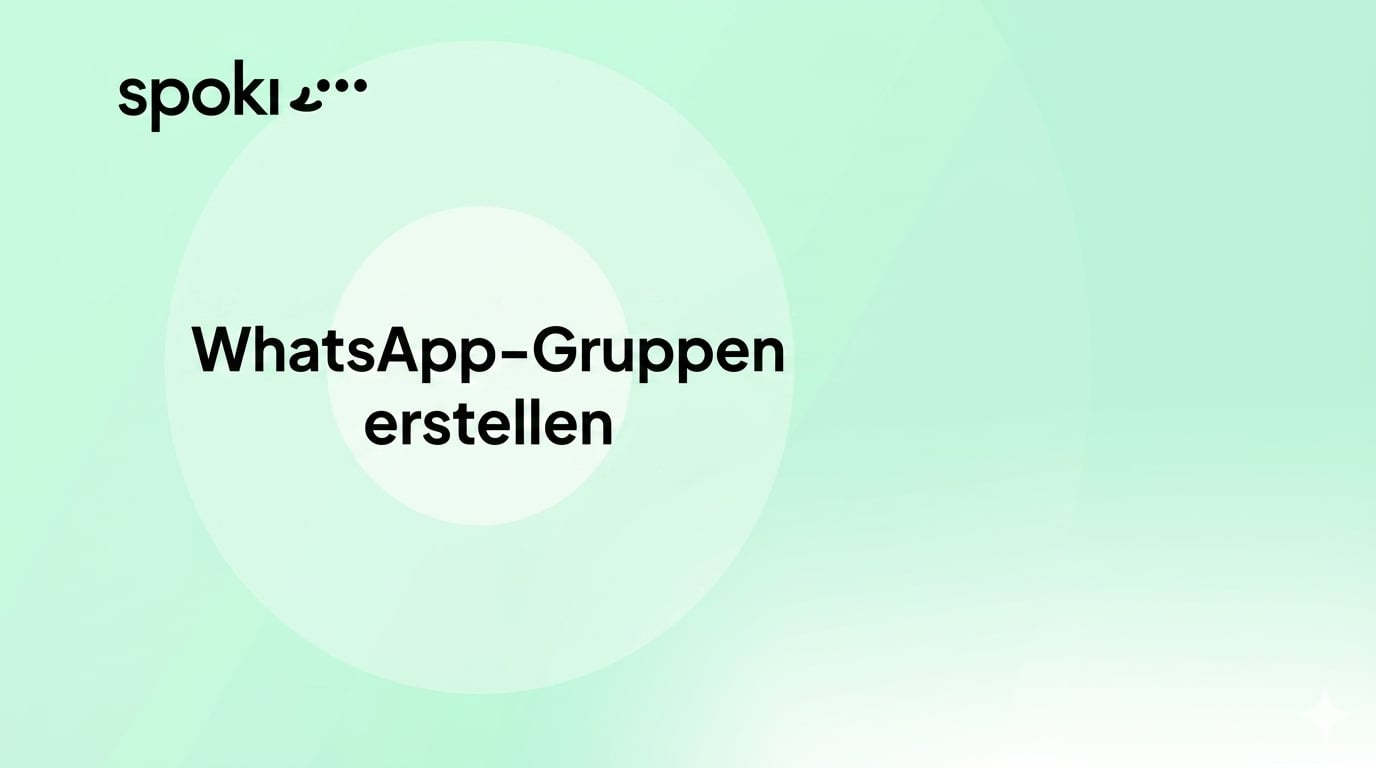 WhatsApp-Gruppen erstellen