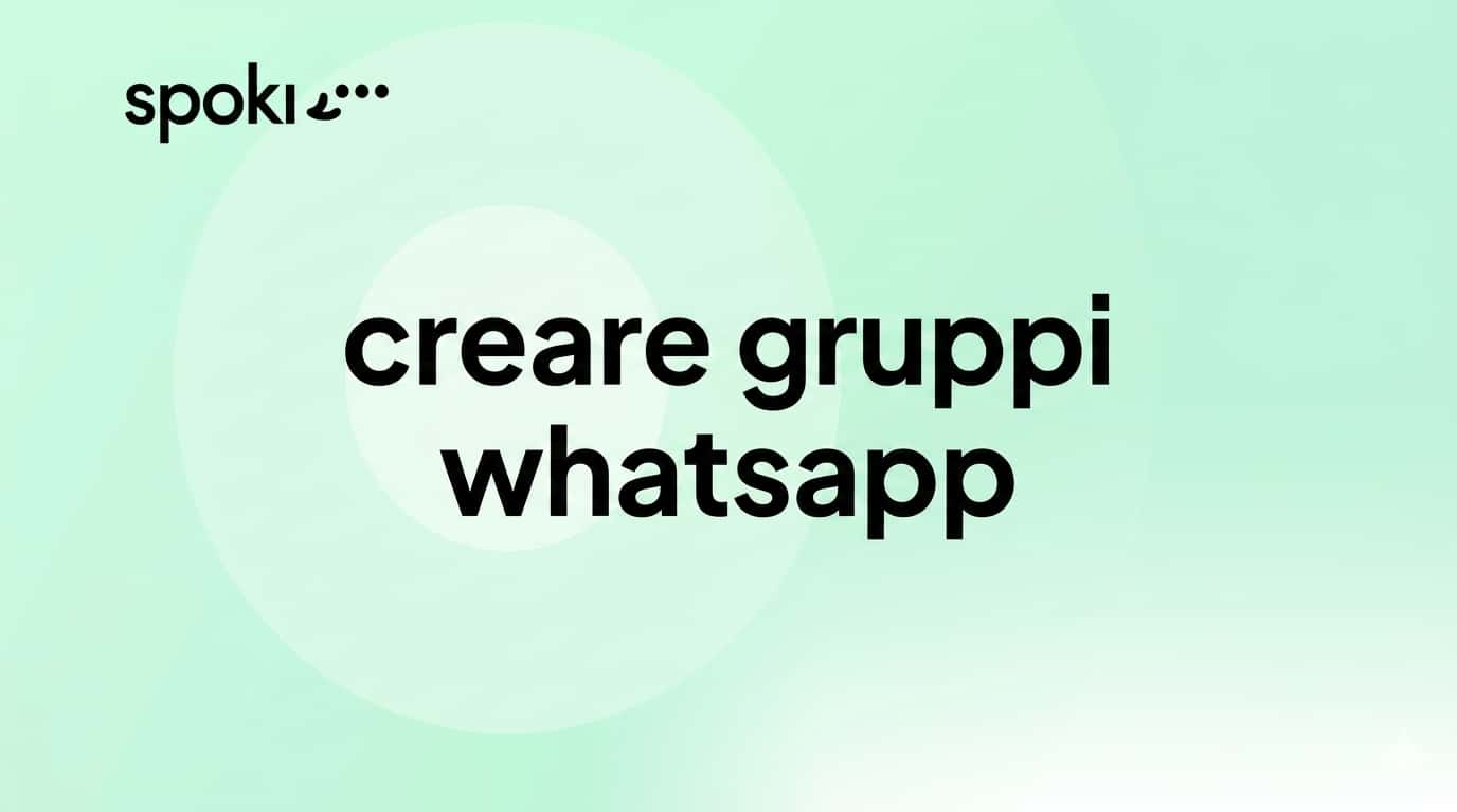 creare gruppi whatsapp