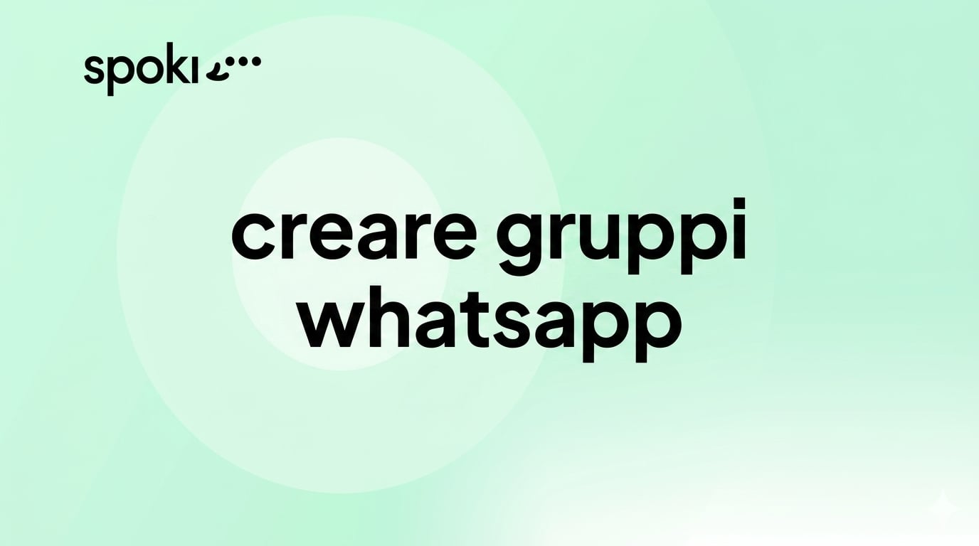 creare gruppi whatsapp