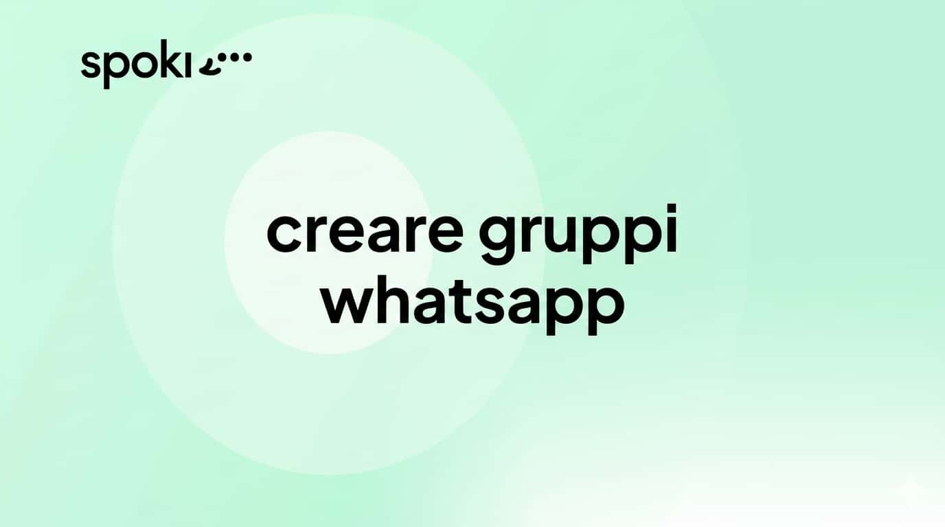 creare gruppi whatsapp