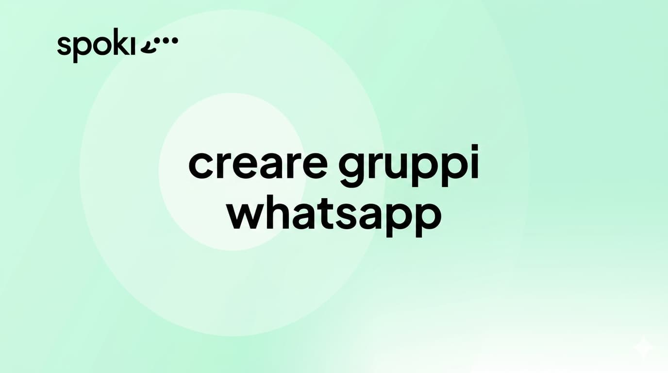 creare gruppi whatsapp