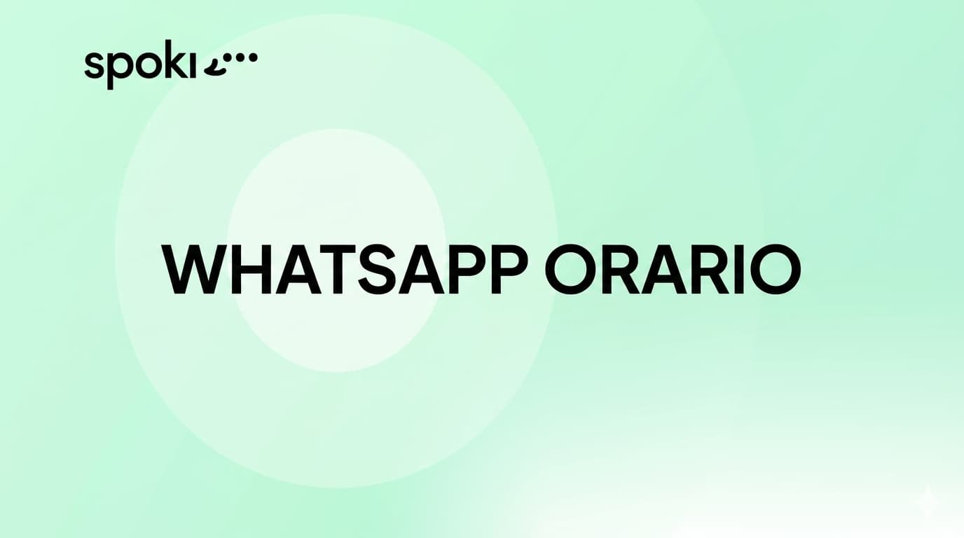 whatsapp orario