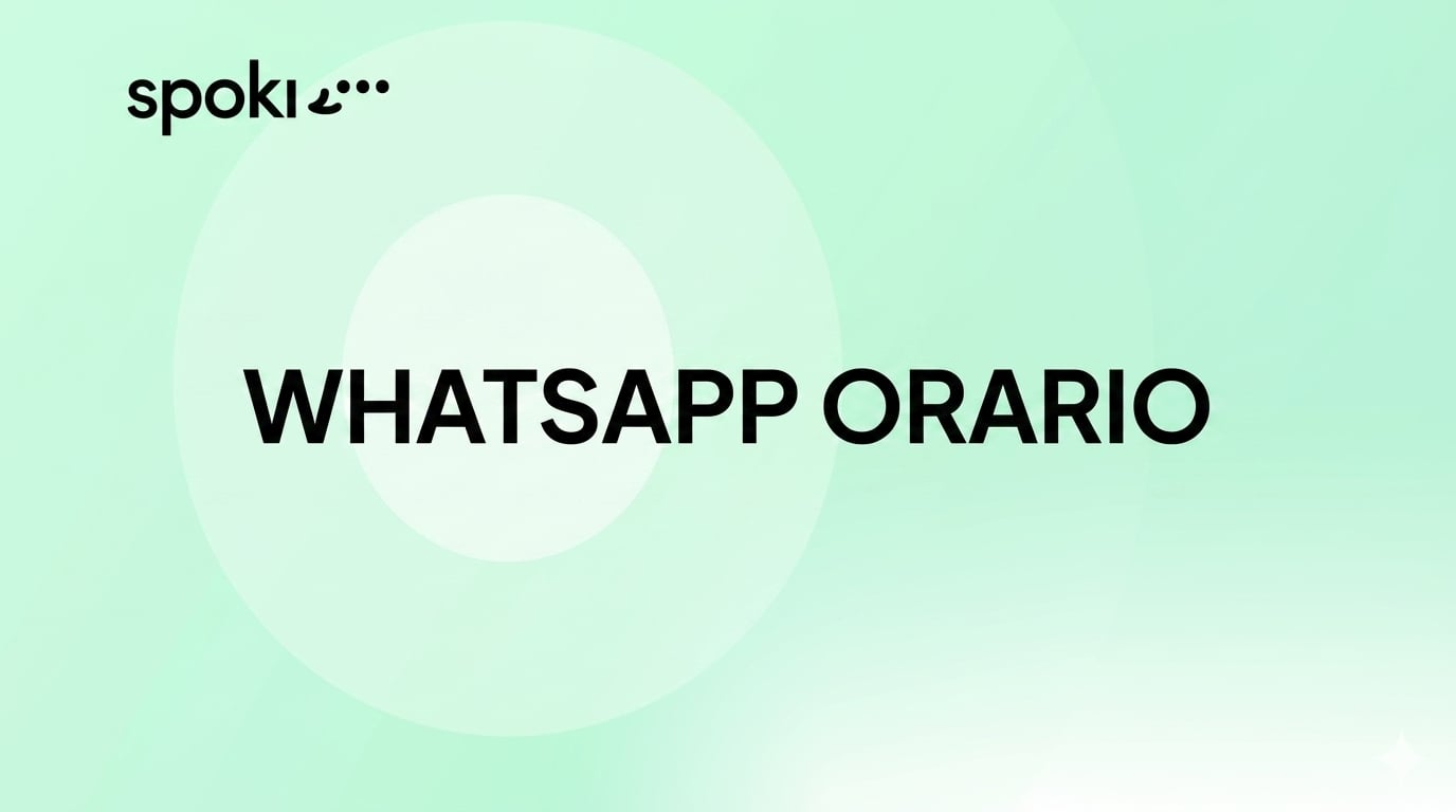 whatsapp orario