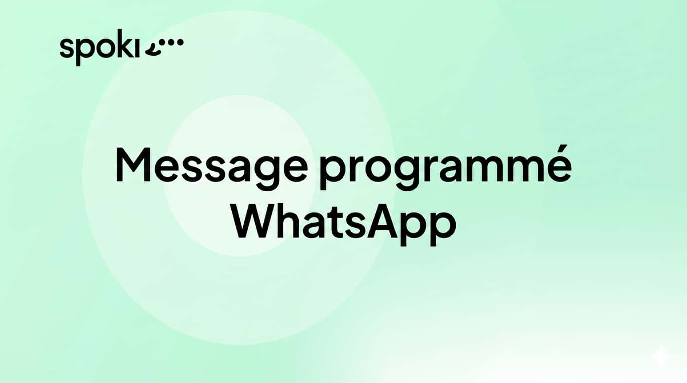 Message programmé WhatsApp