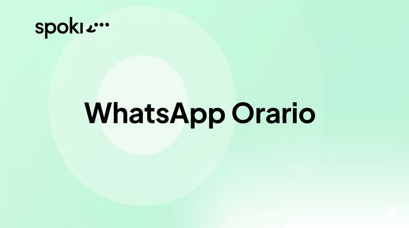 WhatsApp Orario